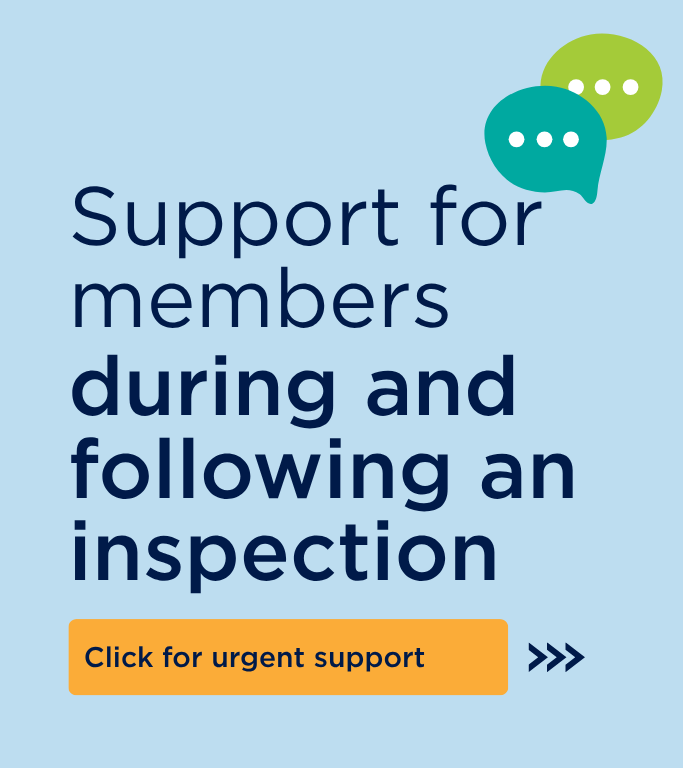 Contact NAHT for inspection support